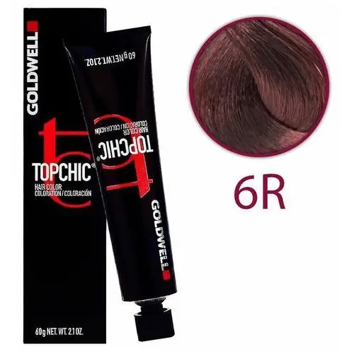 Goldwell topchic - profesjonalna farba do włosów, 60ml 6-r ciemny czerwony blond