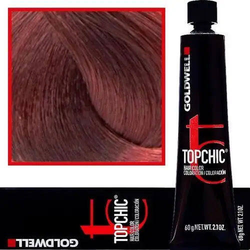 Goldwell topchic - profesjonalna farba do włosów, 60ml 7-ro-max imponująca czerwona miedź