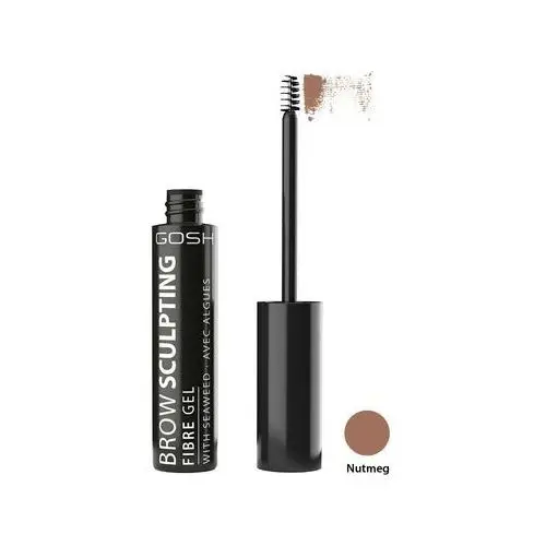 Gosh Brow Sculpting Fibre Gel żel do brwi ze szczotką odcień 001 Nutmeg 8 ml