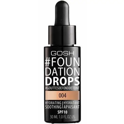 Gosh #foundation drops - natural podkład nawilżająco-wygładzający (004) Gosh copenhagen