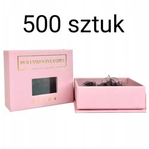 Gotowe Kępki Wachlarze 8D 0,07C 11MM 500szt Hollywood Lashes