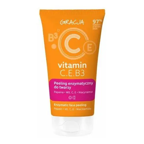 Peeling enzymatyczny do twarzy vitamin c.e.b3 Gracja