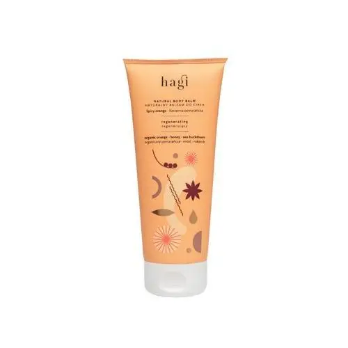 Hagi cosmetics Balsam do ciała regenerujący naturalny 200 ml korzenna pomarańcza