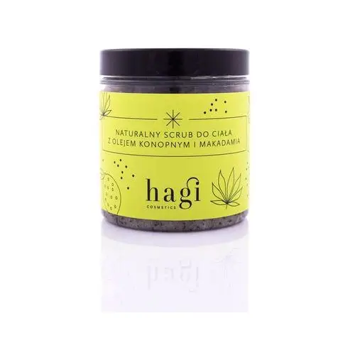 Hagi cosmetics Scrub do ciała z olejem konopnym 280 g