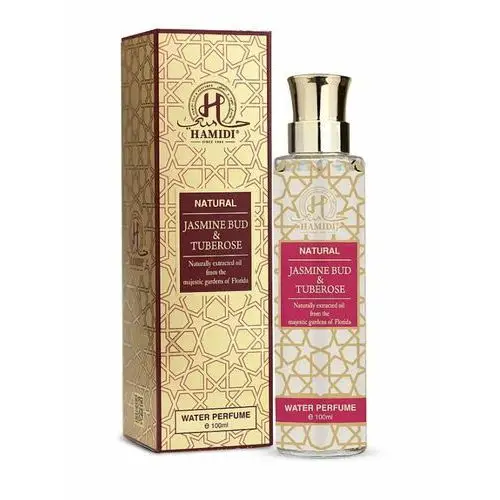 Hamidi Natural Jasmine Bud & Tuberose, Perfumy bez alkoholu, 100 ml