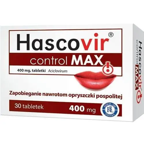 Hasco-lek Hascovir control max 0,4g x 30 tabletek