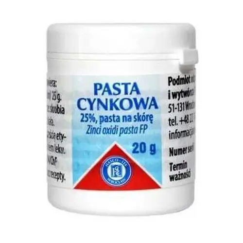 Pasta Cynkowa 25% 20g