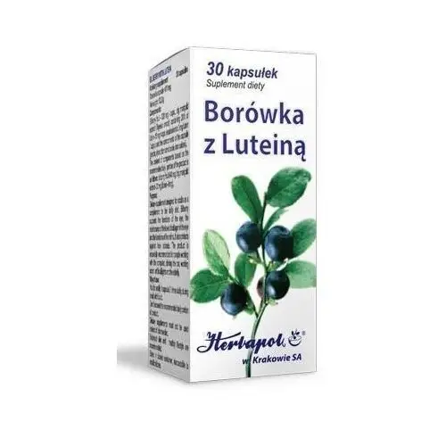 Herbapol kraków Borówka z luteiną x 30 kapsułek