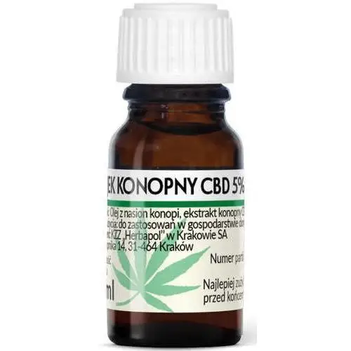 Herbapol kraków Olejek konopny cbd 5% 10ml