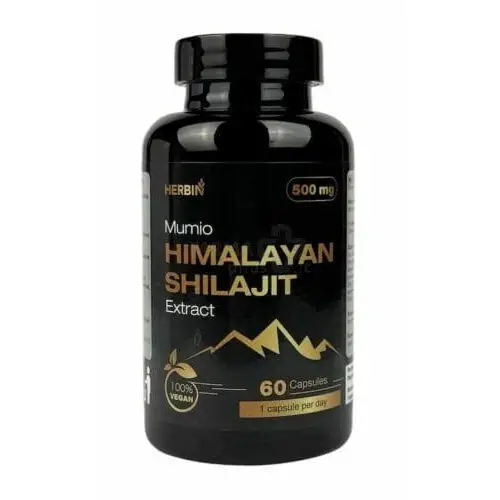 Mumio Himalajskie Żywe Shilajit Gold Kapsułki Herbin 60 kaps