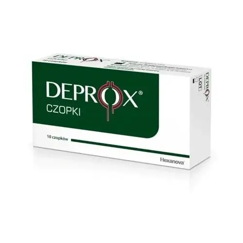 Deprox x 10 czopków doodbytniczych Hexanova sp. z o.o