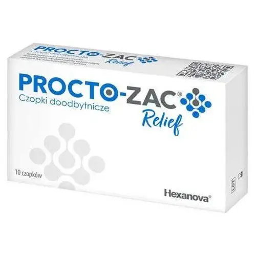 Procto-Zac Relief x 10 czopków doodbytniczych