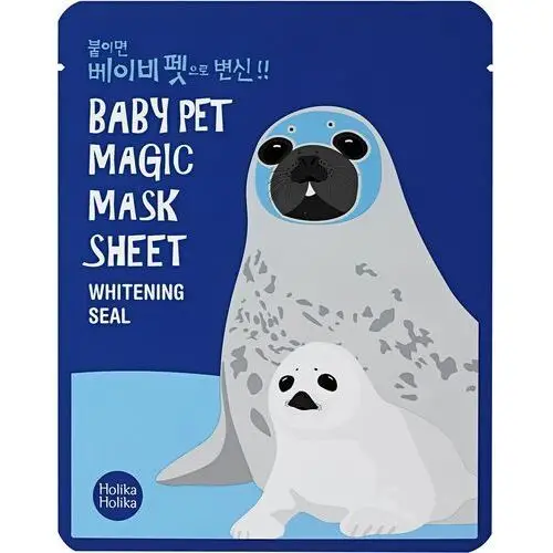 HOLIKA HOLIKA Maska w płacie WYRÓWNUJĄCA KOLORYT Baby Pet Magic Mask Sheet Whitening Seal - 1szt., HH4