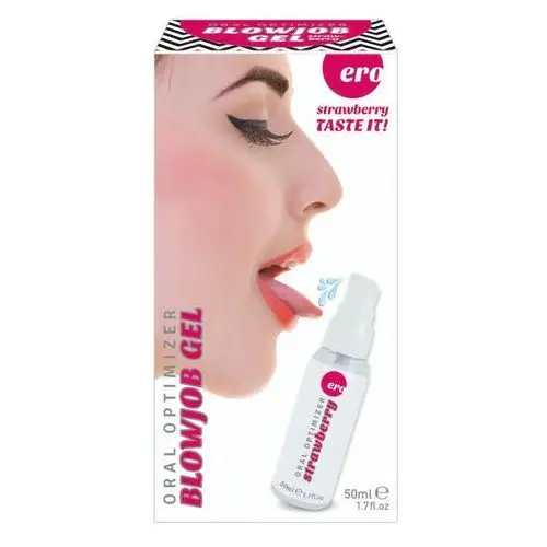 Blowjob gel - doustny żel nawilżający - truskawka (50ml) Hot