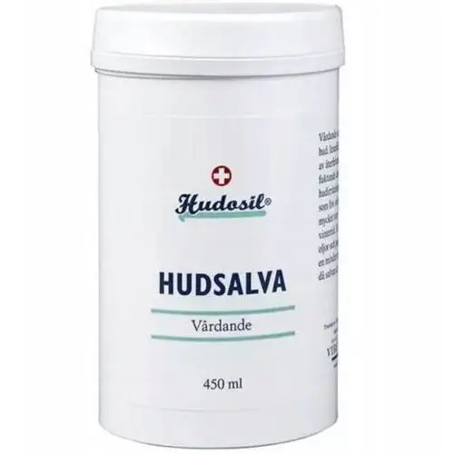 Hudosil Oryginalna maść Hud Salva ze Szwecji 450ml na suchą skórę