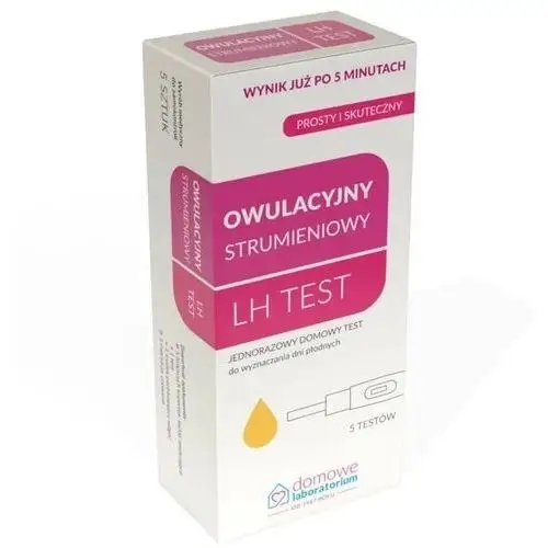 Test owulacyjny strumieniowy lh x 5 sztuk Hydrex