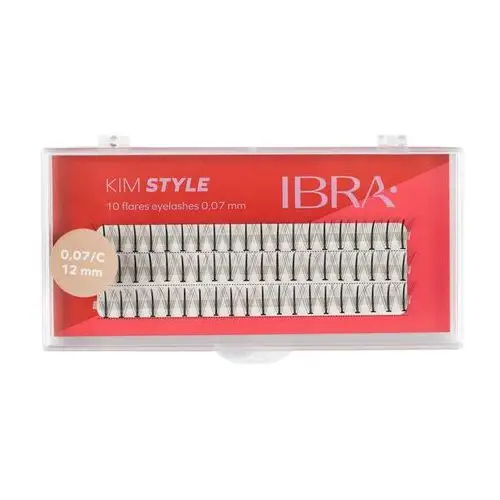 Kępki rzęs Kim Style 12 mm Ibra Makeup,66