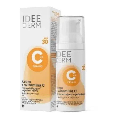 Ideepharm Idee derm krem rozświetlająco-ujędrniający z witaminą c spf30 50ml