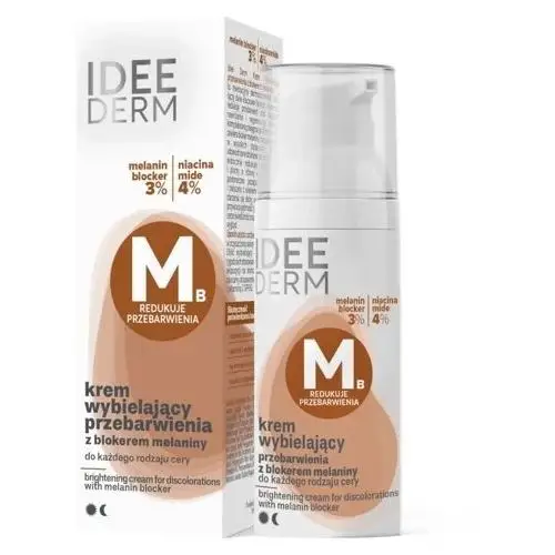 Ideepharm Idee derm krem wybielający przebarwienia z blokerem melaniny 50ml