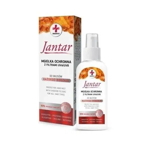 Jantar medica mgiełka ochronna do włosów z filtrami uva/uvb 150ml Ideepharm