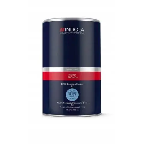 Indola Rozjaśniacz Rapid Blond+ bleaching powder Blue Niebieski 450G 450 gr