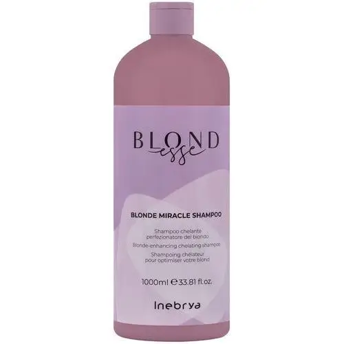 Inebrya blondesse blonde miracle shampoo odżywczy szampon do włosów blond 1000ml,1