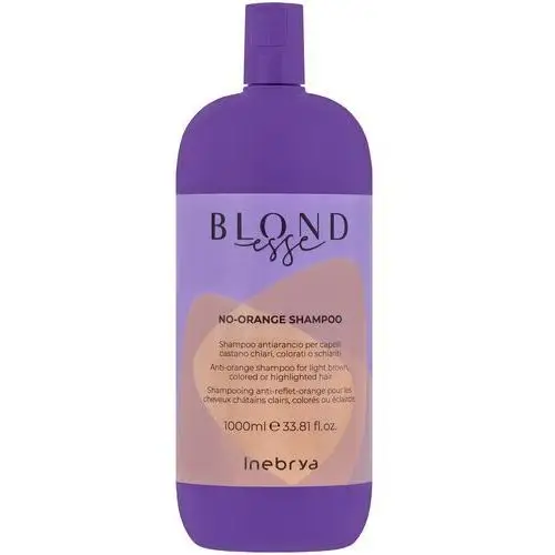 Inebrya blondesse no orange, szampon ochładzający odcień, 1000ml