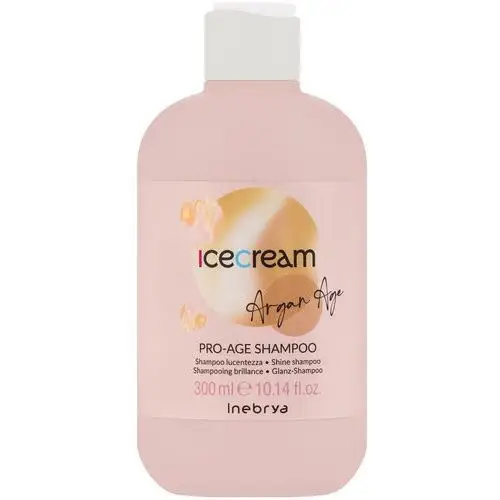 Inebrya ice cream pro-age, szampon nabłyszczający z olejem arganowym, 300ml