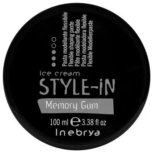 Inebrya style-in memory gum, pasta rzeźbiąca z efektem pamięci, 100ml