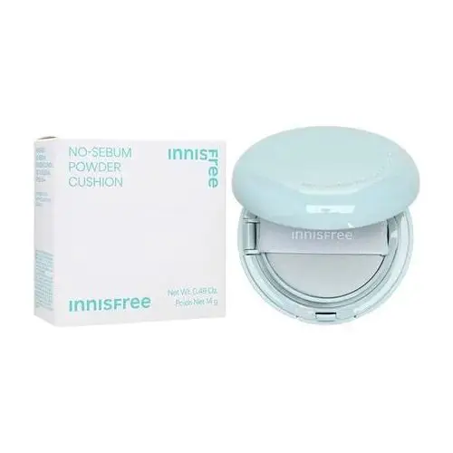 Innisfree - no-sebum powder cushion 17n ivory, 14g - puder w poduszce