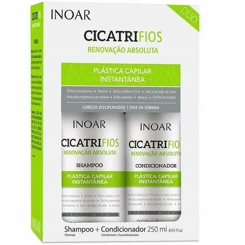 Inoar Duo Cicatrifios Szampon 250 ml Odżywka 250 ml Zestaw