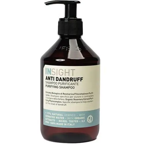 Insight anti dandruff – szampon przeciwłupieżowy 400ml insight