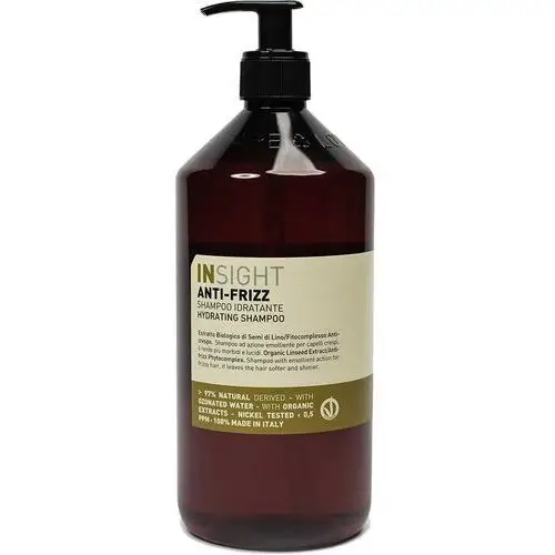 Anti frizz, szampon nawilżający przeciw puszeniu, 900ml Insight