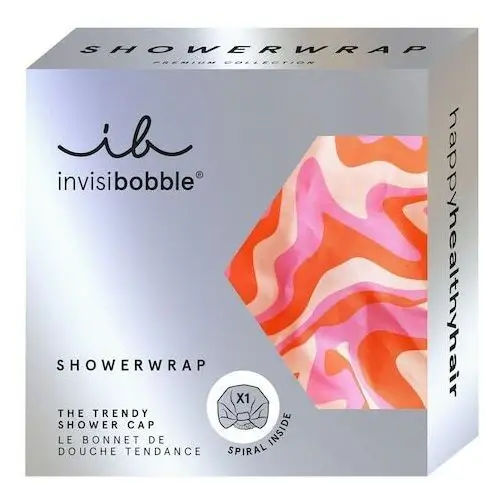 Invisibobble Czepek prysznicowy premium — peachy bloom