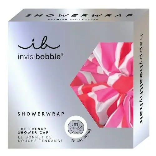 Invisibobble Czepek prysznicowy premium — ruby rose