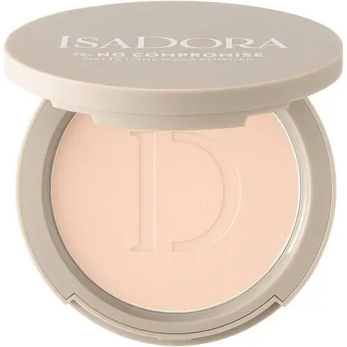 IsaDora The No Compromise Matte Longwear Powder 61 Cool Ivory