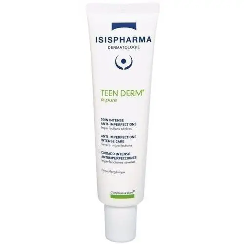 ISISPHARMA Teen Derm Alfa Pure krem zwalczający zmiany zapalne skóry trądzikowej 30ml