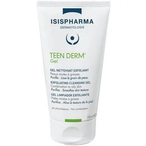 ISISPHARMA Teen Derm Żel antybakteryjny do mycia skóry tłustej trądzikowej 150ml