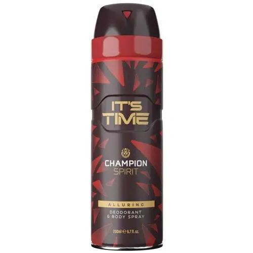 Dezodorant do ciała w sprayu Champion Spirit 200ml It's Time
