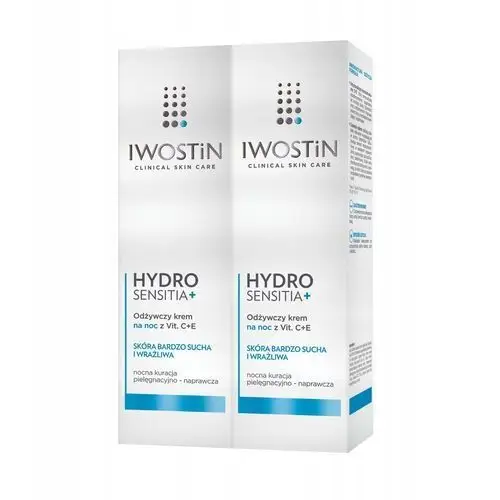 Iwostin Hydro Sensitia Krem Odżywczy Na Noc x2