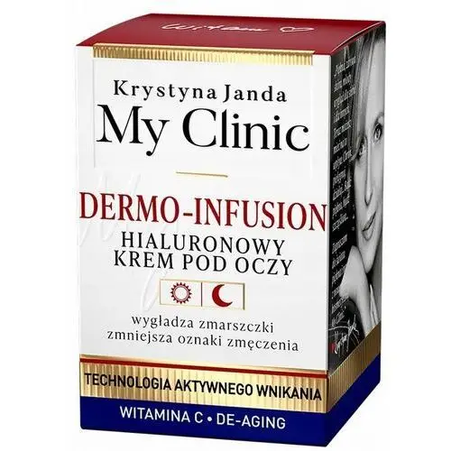 Janda My Clinic Dermo-Infusion Hialuronowy Krem pod oczy na dzień i noc 15ml