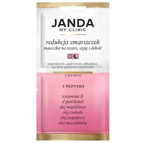 Janda - my clinic maseczka - ampułka redukcja zmarszczek peptydy, 8ml