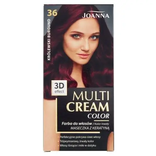 Farba do włosów 36 Królewski Burgund Joanna, kolor fiolet