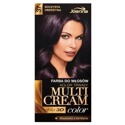 Farba do włosów multi cream color soczysta oberżyna 37 Joanna