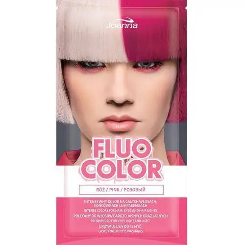 Joanna fluo color szamponetka koloryzująca róż 35g, 525161