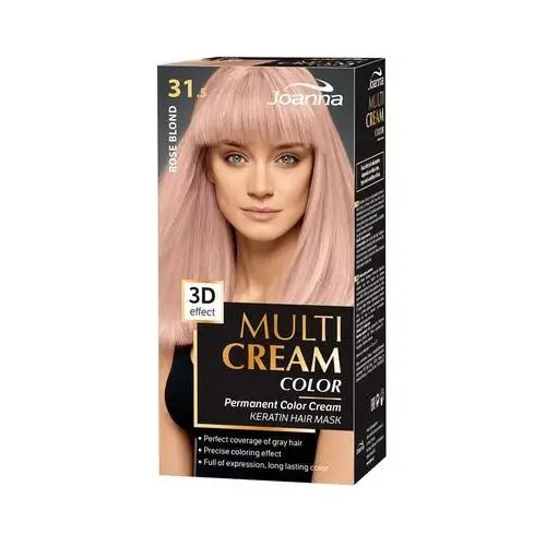 Joanna Multi Cream Color. Farba, nr 31.5 Różany Blond, kolor blond