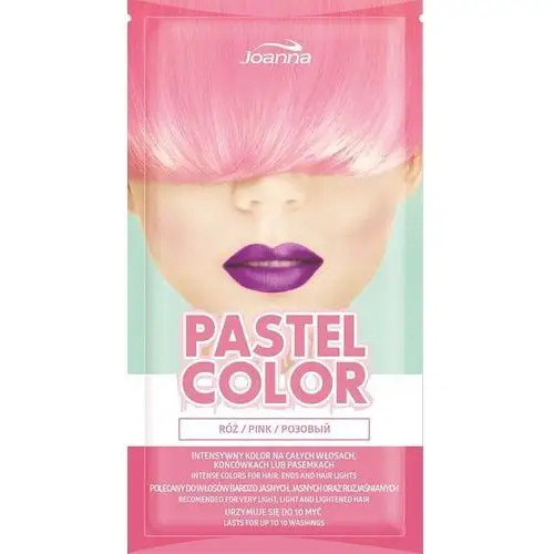 Joanna Pastel Color Szampon koloryzujący w saszetce Róż 35g