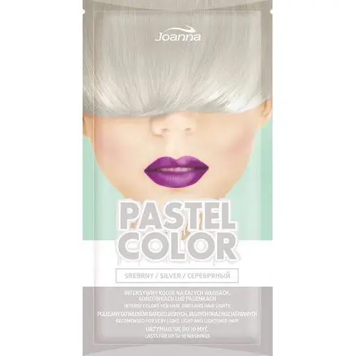 Joanna Pastel Color Szampon koloryzujący w saszetce Srebrny 35g, TE23AW1RN45