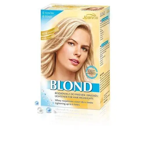 Rozjaśniacz blond do pasemek 6 tonów 1op Joanna