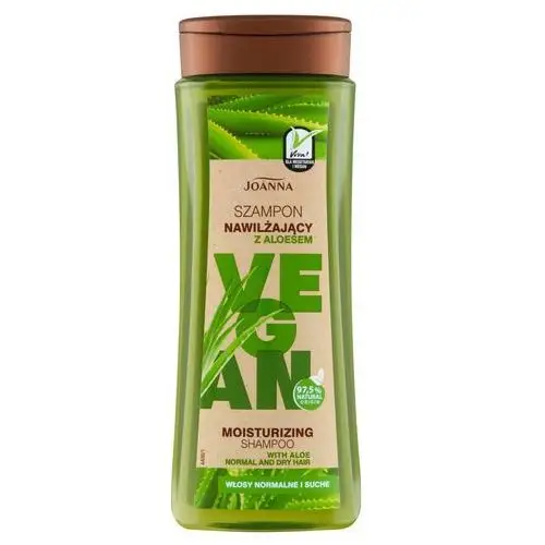 Joanna Vegan szampon nawilżający z aloesem 300 ml